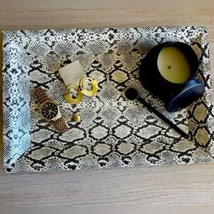 Snake Skin Python Decorative Tray